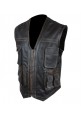 Men's Jurassic Vest Distressed Jacket